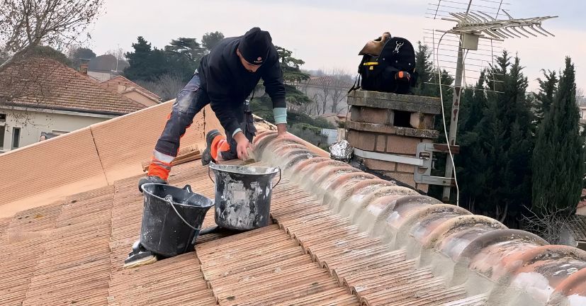 Réparation d'une toiture à Avignon 84 Réparation et remise en état de toiture par un couvreur à Avignon dans le Vaucluse