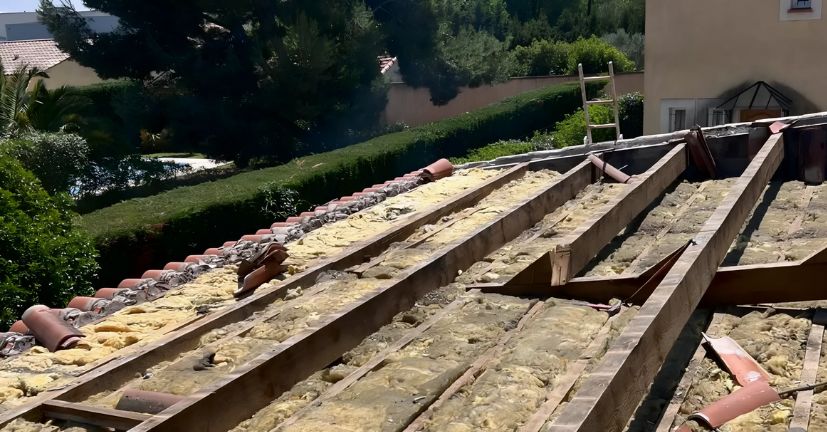 Travaux d'isolation thermique toiture à Avignon Réalisation d'isolation thermique de toiture par un artisan à Avignon